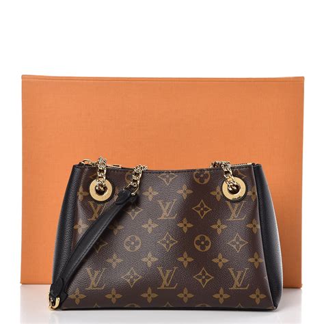 LOUIS VUITTON Monogram Surene BB Black 